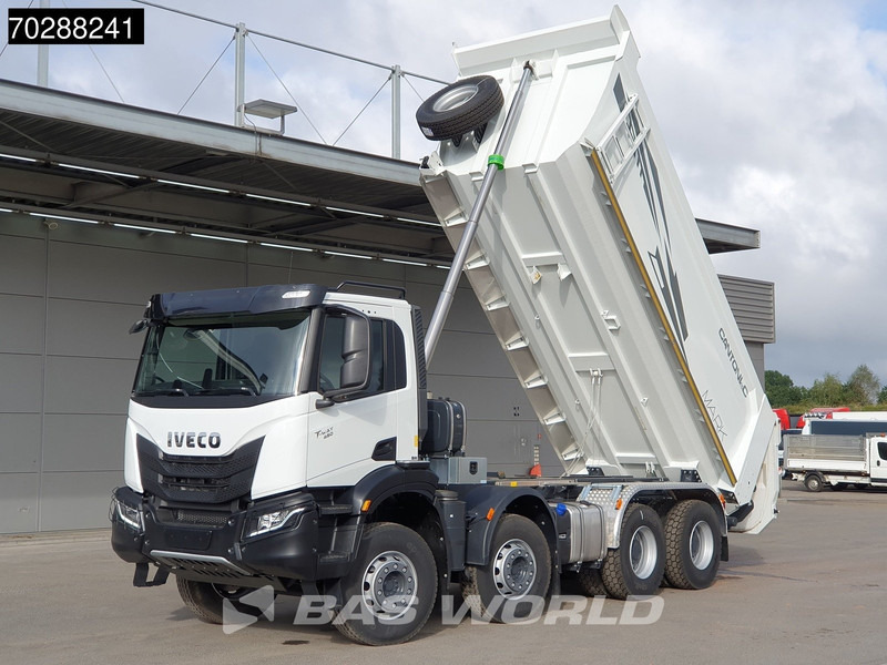 Iveco T-Way 450 8X4 NEW! 20m3 Cantoni tipper Steelsuspension Big-Axle Automatic Euro 6 - Truk jungkit: gambar 3 Iveco T-Way 450 8X4 NEW! 20m3 Cantoni tipper Steelsuspension Big-Axle Automatic Euro 6 - Truk jungkit: gambar 3