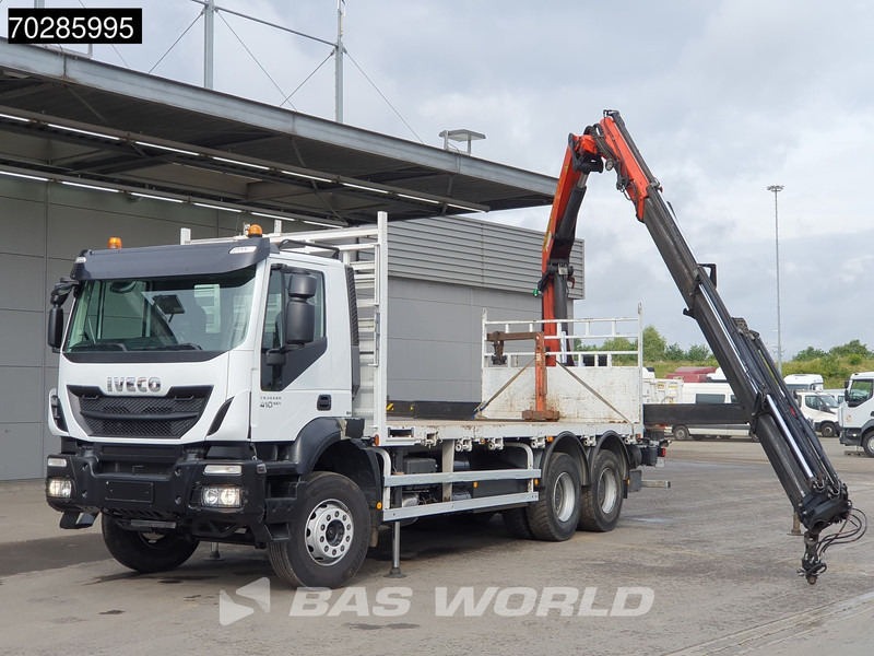 Iveco Trakker 410 6X4 Palfinger PK22002 Kran Crane Big-Axle Steelsuspension Euro 5 - Truk flatbed, Truk derek: gambar 5 Iveco Trakker 410 6X4 Palfinger PK22002 Kran Crane Big-Axle Steelsuspension Euro 5 - Truk flatbed, Truk derek: gambar 5