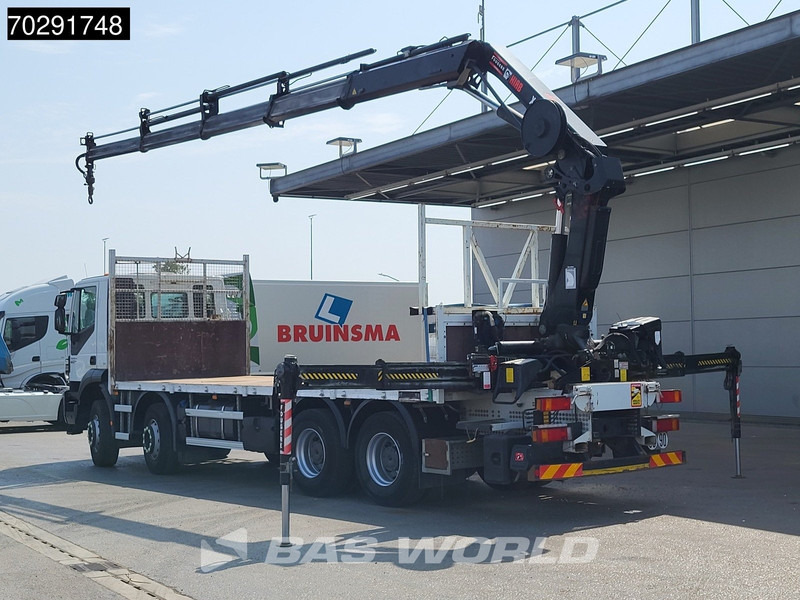 Iveco Trakker 410 8X4 HIAB 211 EP-4 HIDUO Crane Steelsuspension Euro 6 - Truk flatbed, Truk derek: gambar 2 Iveco Trakker 410 8X4 HIAB 211 EP-4 HIDUO Crane Steelsuspension Euro 6 - Truk flatbed, Truk derek: gambar 2