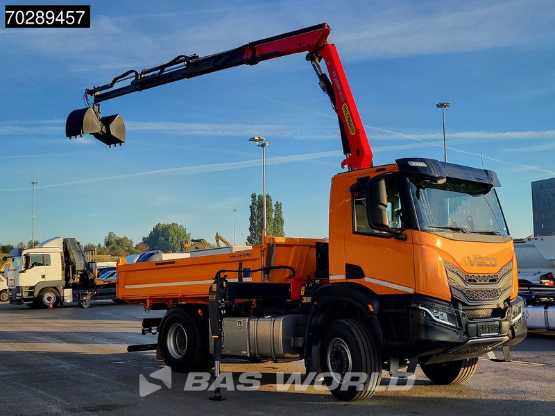 Iveco X-Way 400 4X2 New! Palfinger PK12.501 Crane 6m3 Meiller 3-SideTipper Navi ACC Euro 6 - Truk jungkit, Truk derek: gambar 3 Iveco X-Way 400 4X2 New! Palfinger PK12.501 Crane 6m3 Meiller 3-SideTipper Navi ACC Euro 6 - Truk jungkit, Truk derek: gambar 3
