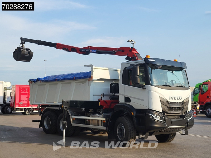Iveco X-Way 480 6X4 NEW! HMF 2243Z-RCS Z-Crane kran 12m3 KH-Kipper Retarder Big-Axle - Truk jungkit, Truk derek: gambar 3 Iveco X-Way 480 6X4 NEW! HMF 2243Z-RCS Z-Crane kran 12m3 KH-Kipper Retarder Big-Axle - Truk jungkit, Truk derek: gambar 3