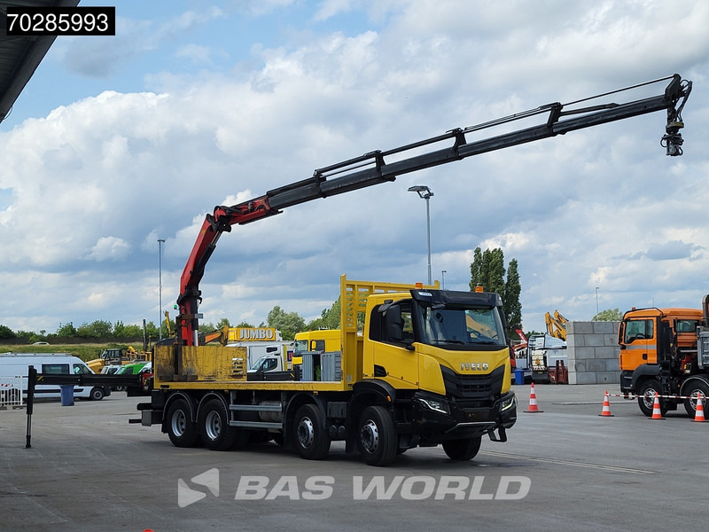 Iveco X-Way 480 8X4 Palfinger PK22002 EH Kran Crane Rotator Retarder Euro 6 - Truk flatbed, Truk derek: gambar 3 Iveco X-Way 480 8X4 Palfinger PK22002 EH Kran Crane Rotator Retarder Euro 6 - Truk flatbed, Truk derek: gambar 3