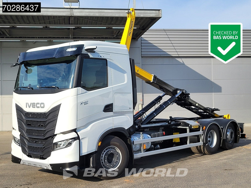 Iveco X-Way 580 6X2 Palfinger PHT20SLD5 Hooklift Lift+steering Axle Automatic Navi ACC LED Euro 6 - Hook lift: gambar 1 Iveco X-Way 580 6X2 Palfinger PHT20SLD5 Hooklift Lift+steering Axle Automatic Navi ACC LED Euro 6 - Hook lift: gambar 1