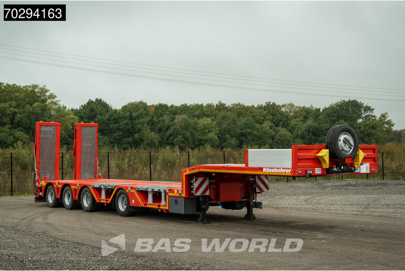 Kässbohrer LB4E 4 axles Hydr. Ramps 620cm-Extendable Lift+ 2x Steering Axle - Semi-trailer low bed: gambar 3 Kässbohrer LB4E 4 axles Hydr. Ramps 620cm-Extendable Lift+ 2x Steering Axle - Semi-trailer low bed: gambar 3