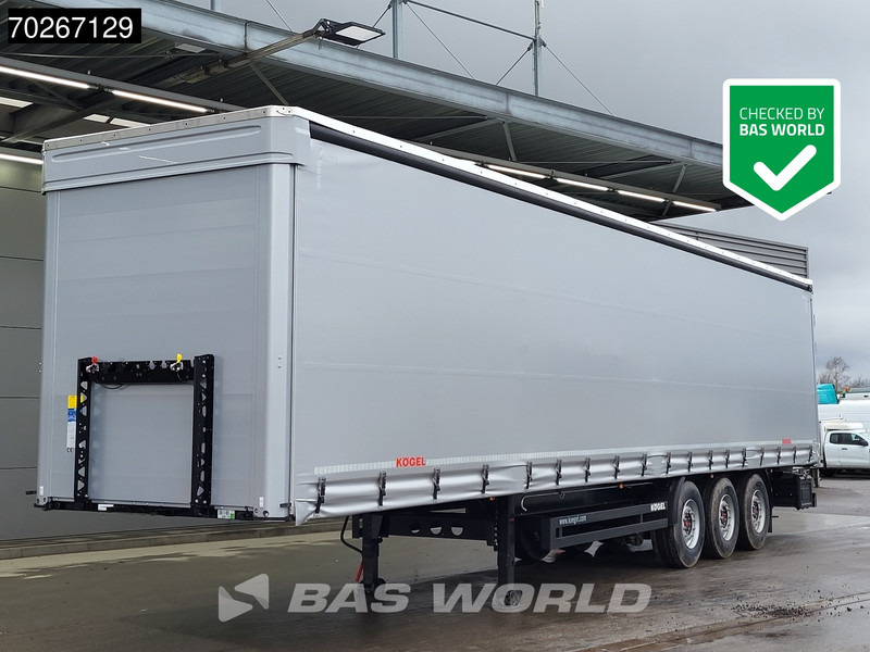 Kögel S24-1 3 axles HARDWOOD NEW SAF Liftachse Edscha - Semi-trailer dengan terpal samping: gambar 1 Kögel S24-1 3 axles HARDWOOD NEW SAF Liftachse Edscha - Semi-trailer dengan terpal samping: gambar 1