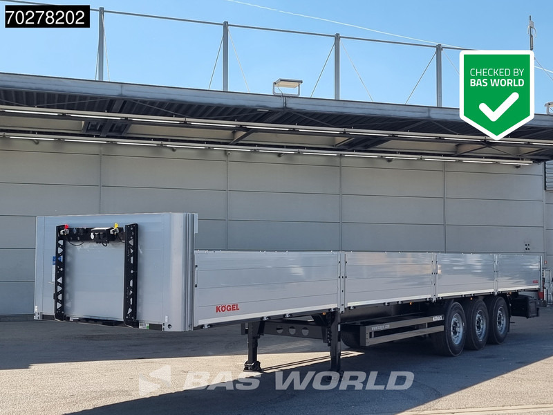 Kögel S24-1 NEW Liftachse Bordwände - Semi-trailer flatbed: gambar 1 Kögel S24-1 NEW Liftachse Bordwände - Semi-trailer flatbed: gambar 1