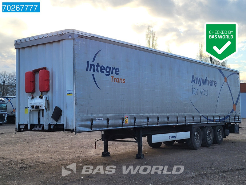 Krone SD 3 axles ALCOA Edscha Anti Vandalismus - Semi-trailer dengan terpal samping: gambar 1 Krone SD 3 axles ALCOA Edscha Anti Vandalismus - Semi-trailer dengan terpal samping: gambar 1