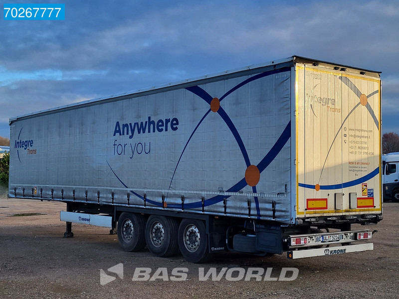 Krone SD 3 axles ALCOA Edscha Anti Vandalismus - Semi-trailer dengan terpal samping: gambar 2 Krone SD 3 axles ALCOA Edscha Anti Vandalismus - Semi-trailer dengan terpal samping: gambar 2