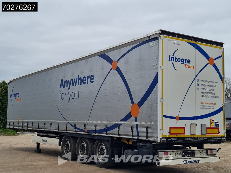 Krone SD 3 axles Edscha Anti Vandalismus plane - Semi-trailer dengan terpal samping: gambar 2 Krone SD 3 axles Edscha Anti Vandalismus plane - Semi-trailer dengan terpal samping: gambar 2