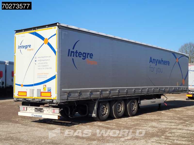 Krone SD 3 axles Edscha Anti Vandalismus plane - Semi-trailer dengan terpal samping: gambar 5 Krone SD 3 axles Edscha Anti Vandalismus plane - Semi-trailer dengan terpal samping: gambar 5