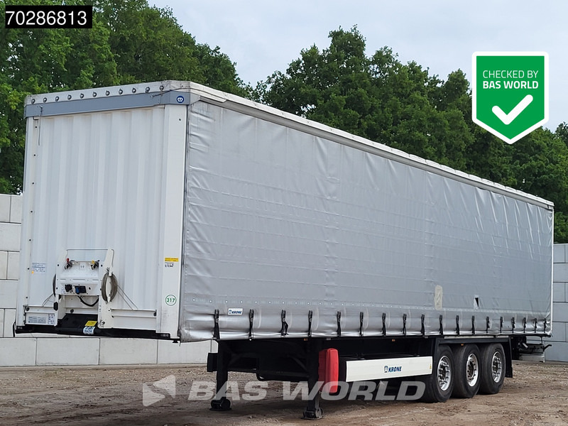 Krone SD Liftachse Hardwood Floor Lift-Axle Sliding Roof - Semi-trailer dengan terpal samping: gambar 1 Krone SD Liftachse Hardwood Floor Lift-Axle Sliding Roof - Semi-trailer dengan terpal samping: gambar 1