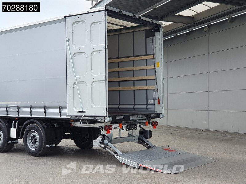 Krone SZ NEW Tailgate City Lift + Lenkachse LBW Ladebordwand - Semi-trailer dengan terpal samping: gambar 3 Krone SZ NEW Tailgate City Lift + Lenkachse LBW Ladebordwand - Semi-trailer dengan terpal samping: gambar 3