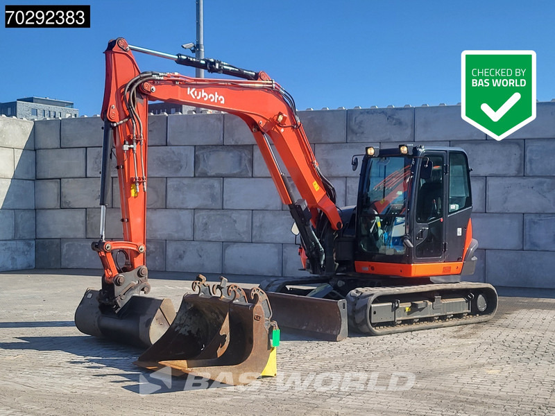 Kubota KX080-4 A/C - 3 BUCKETS - Ekskavator mini: gambar 1 Kubota KX080-4 A/C - 3 BUCKETS - Ekskavator mini: gambar 1