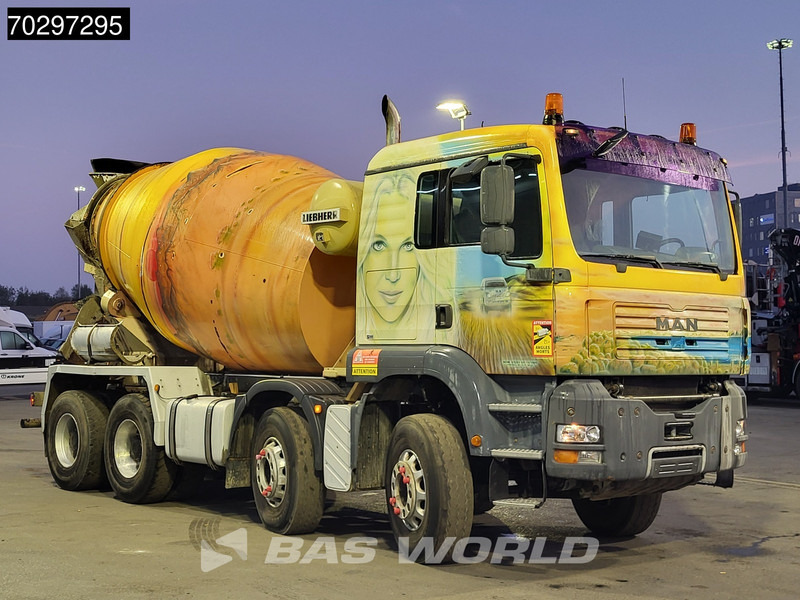 MAN 35.363 8X4 9m3 Liebherr mixer Big-Axle Steelsuspension Automatic Euro 3 - Truk pengaduk beton: gambar 3 MAN 35.363 8X4 9m3 Liebherr mixer Big-Axle Steelsuspension Automatic Euro 3 - Truk pengaduk beton: gambar 3