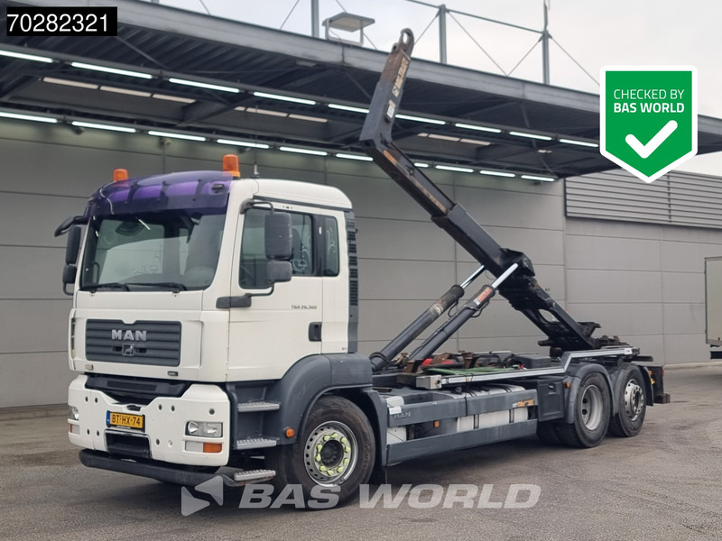 MAN TGA 26.360 6X2 NL-Truck 20tons Hyva Multilift Automatic Euro 5 - Hook lift: gambar 1 MAN TGA 26.360 6X2 NL-Truck 20tons Hyva Multilift Automatic Euro 5 - Hook lift: gambar 1