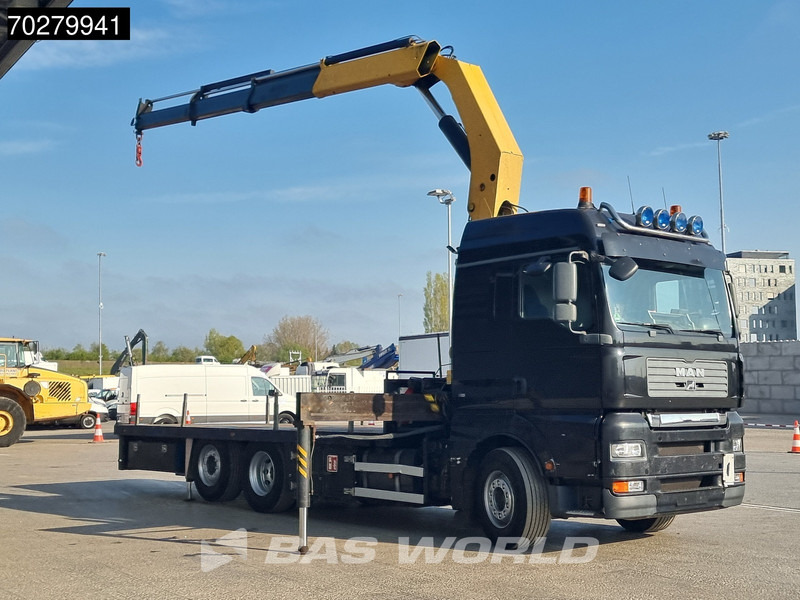 MAN TGA 26.430 6X2 Palfinger PK32080 Kran Crane Manual Liftachse Euro 4 - Truk flatbed, Truk derek: gambar 3 MAN TGA 26.430 6X2 Palfinger PK32080 Kran Crane Manual Liftachse Euro 4 - Truk flatbed, Truk derek: gambar 3