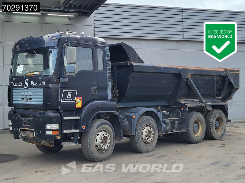 MAN TGA 35.480 8X4 BROKEN ENGINE! 16m3 tipper Steel suspension Manual Retarder Euro 2 - Truk jungkit: gambar 2 MAN TGA 35.480 8X4 BROKEN ENGINE! 16m3 tipper Steel suspension Manual Retarder Euro 2 - Truk jungkit: gambar 2