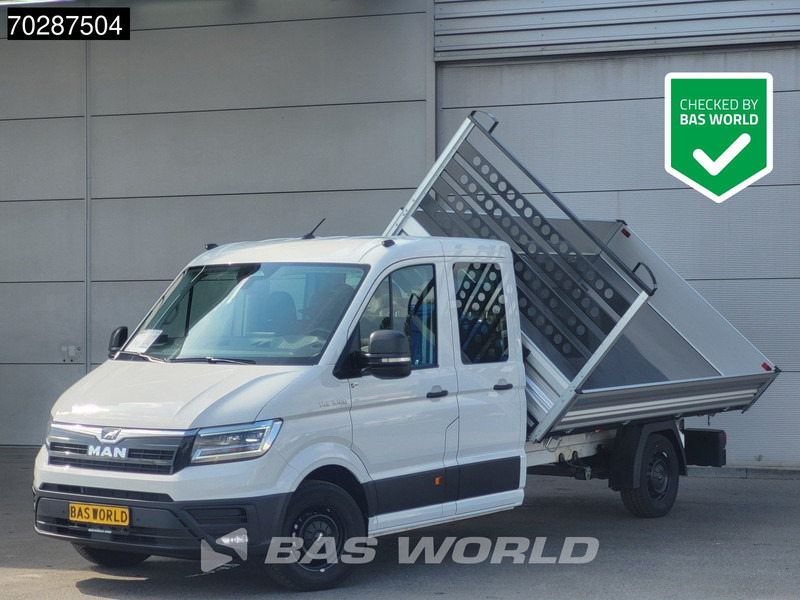 MAN TGE 3.180 Drie-Zijdige Automaat Kipper 2025-Facelift 180PK Trekhaak LED Airco Cruise Navi Euro6 Kipper Tipper Benne Kieper 3m3 A/C Towbar - Van jungkit: gambar 1 MAN TGE 3.180 Drie-Zijdige Automaat Kipper 2025-Facelift 180PK Trekhaak LED Airco Cruise Navi Euro6 Kipper Tipper Benne Kieper 3m3 A/C Towbar - Van jungkit: gambar 1