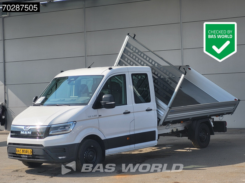 MAN TGE 3.180 Driezijdige Kipper Automaat 2025 Facelift 180PK Trekhaak LED Navi ACC Airco Cruise Euro6 Kipper Tippe Benne Kieper 3m3 A/C Towba - Van jungkit: gambar 1 MAN TGE 3.180 Driezijdige Kipper Automaat 2025 Facelift 180PK Trekhaak LED Navi ACC Airco Cruise Euro6 Kipper Tippe Benne Kieper 3m3 A/C Towba - Van jungkit: gambar 1