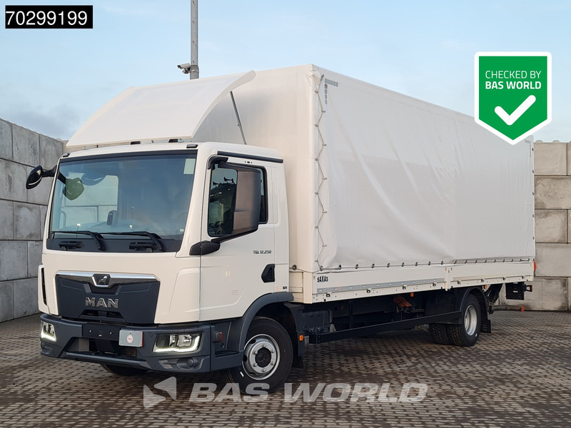 MAN TGL 12.250 4X2 12tonner 1500kg Ladebordwand Automatic Cruise Control Euro 6 - Truk dengan terpal samping: gambar 1 MAN TGL 12.250 4X2 12tonner 1500kg Ladebordwand Automatic Cruise Control Euro 6 - Truk dengan terpal samping: gambar 1