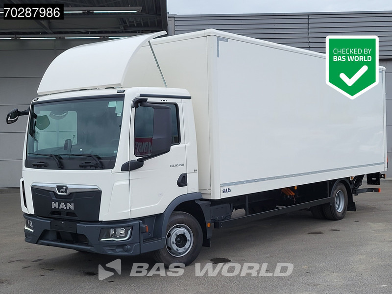 MAN TGL 12.250 4X2 12tonner LOW Mileage 1500kg Ladebordwand Automatic Euro 6 - Truk box: gambar 1 MAN TGL 12.250 4X2 12tonner LOW Mileage 1500kg Ladebordwand Automatic Euro 6 - Truk box: gambar 1