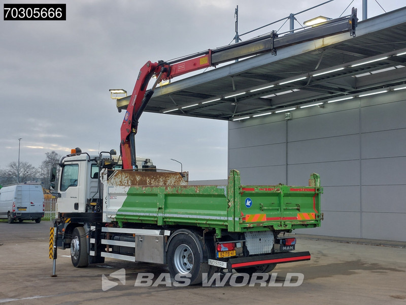 MAN TGM 18.290 4X2 HMF1035-K2 Crane Kran 6m3 3-side tipper Automatic Euro 5 - Truk jungkit, Truk derek: gambar 2 MAN TGM 18.290 4X2 HMF1035-K2 Crane Kran 6m3 3-side tipper Automatic Euro 5 - Truk jungkit, Truk derek: gambar 2