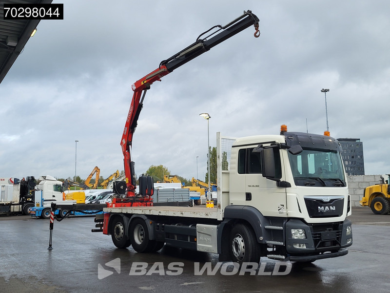 MAN TGS 26.360 6X2 Fassi F135A.0.22 Lift-Axle Euro 6 - Truk flatbed, Truk derek: gambar 3 MAN TGS 26.360 6X2 Fassi F135A.0.22 Lift-Axle Euro 6 - Truk flatbed, Truk derek: gambar 3