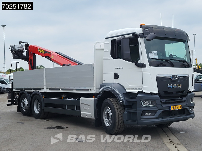 MAN TGS 26.440 6X2 NEW NL-Truck Palfinger PK 20.501 L TEC3 Kran Crane Euro 6 - Truk flatbed, Truk derek: gambar 3 MAN TGS 26.440 6X2 NEW NL-Truck Palfinger PK 20.501 L TEC3 Kran Crane Euro 6 - Truk flatbed, Truk derek: gambar 3