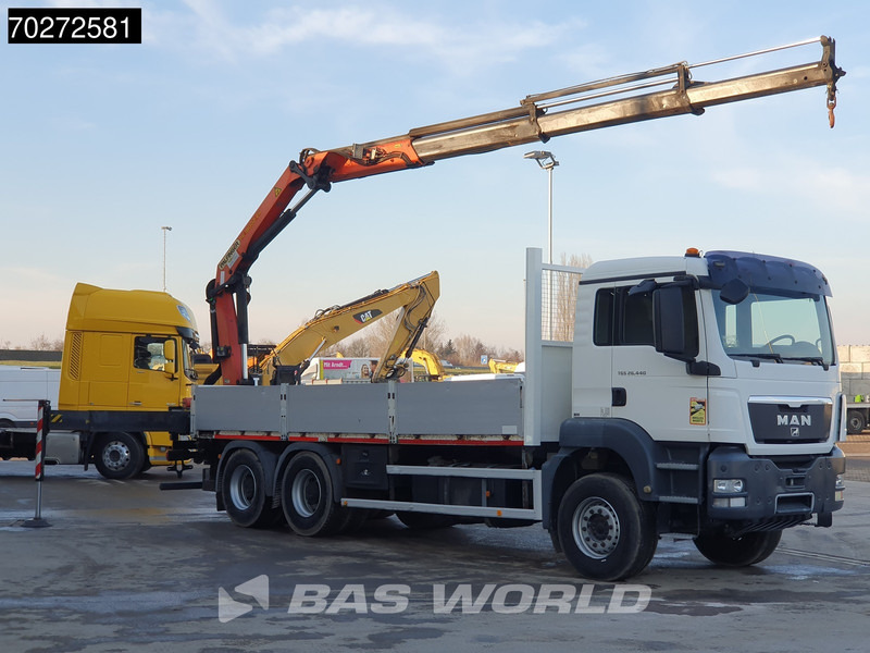 MAN TGS 26.440 6X4 Palfinger PK18002 EH Kran Crane Manual Remote Euro 5 - Truk flatbed, Truk derek: gambar 5 MAN TGS 26.440 6X4 Palfinger PK18002 EH Kran Crane Manual Remote Euro 5 - Truk flatbed, Truk derek: gambar 5