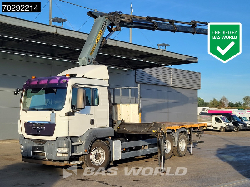 MAN TGS 26.440 6X4 Palfinger PK36002 Crane Retarder Steelsuspension Manual - Truk flatbed, Truk derek: gambar 1 MAN TGS 26.440 6X4 Palfinger PK36002 Crane Retarder Steelsuspension Manual - Truk flatbed, Truk derek: gambar 1