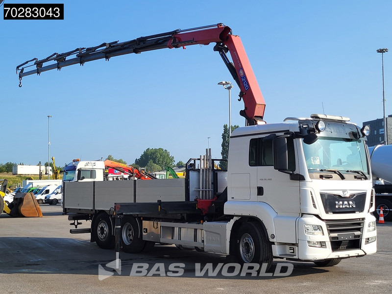 MAN TGS 26.460 TGS 6X2 Retarder HMF 2120K 6x Extensions Crane Kran Navi Euro 6 - Truk flatbed, Truk derek: gambar 3 MAN TGS 26.460 TGS 6X2 Retarder HMF 2120K 6x Extensions Crane Kran Navi Euro 6 - Truk flatbed, Truk derek: gambar 3