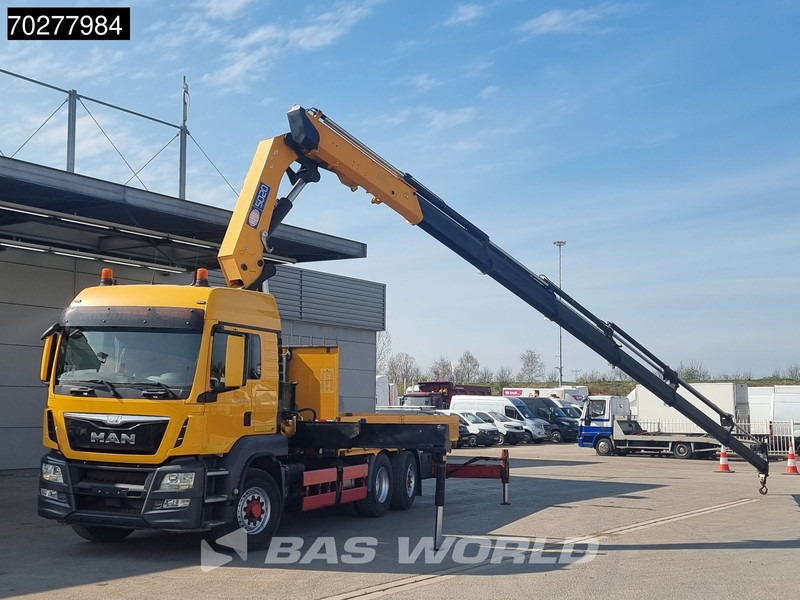MAN TGS 26.480 6X4 HMF 5020 K6 Crane Kran 6x2H4 Hydrodrive Euro 6 - Truk flatbed, Truk derek: gambar 3 MAN TGS 26.480 6X4 HMF 5020 K6 Crane Kran 6x2H4 Hydrodrive Euro 6 - Truk flatbed, Truk derek: gambar 3