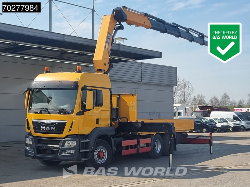 MAN TGS 26.480 6X4 HMF 5020 K6 Crane Kran 6x2H4 Hydrodrive Euro 6 - Truk flatbed, Truk derek: gambar 1 MAN TGS 26.480 6X4 HMF 5020 K6 Crane Kran 6x2H4 Hydrodrive Euro 6 - Truk flatbed, Truk derek: gambar 1