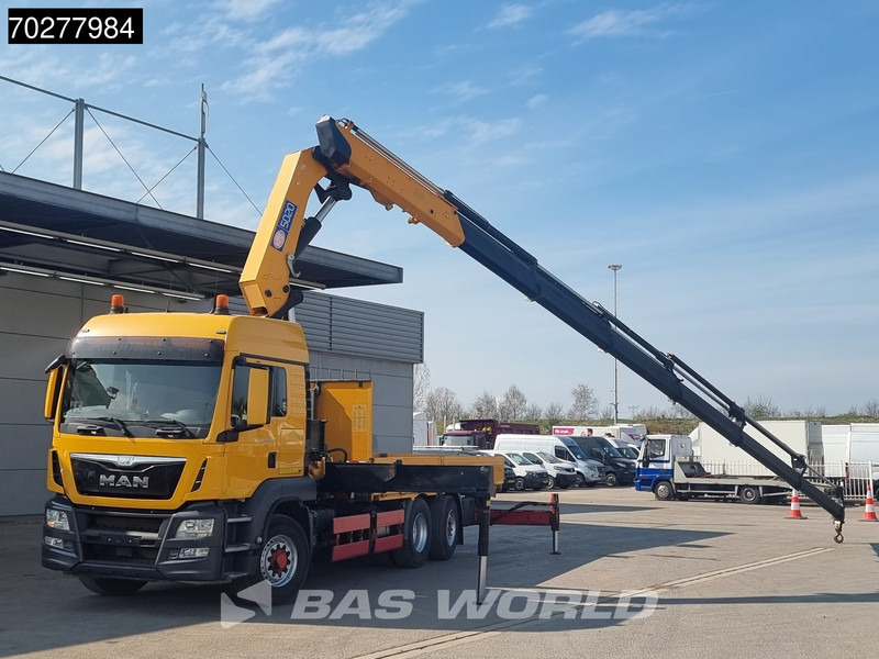 MAN TGS 26.480 6X4 HMF 5020 K6 Crane Kran 6x2H4 Hydrodrive Euro 6 - Truk flatbed, Truk derek: gambar 3 MAN TGS 26.480 6X4 HMF 5020 K6 Crane Kran 6x2H4 Hydrodrive Euro 6 - Truk flatbed, Truk derek: gambar 3