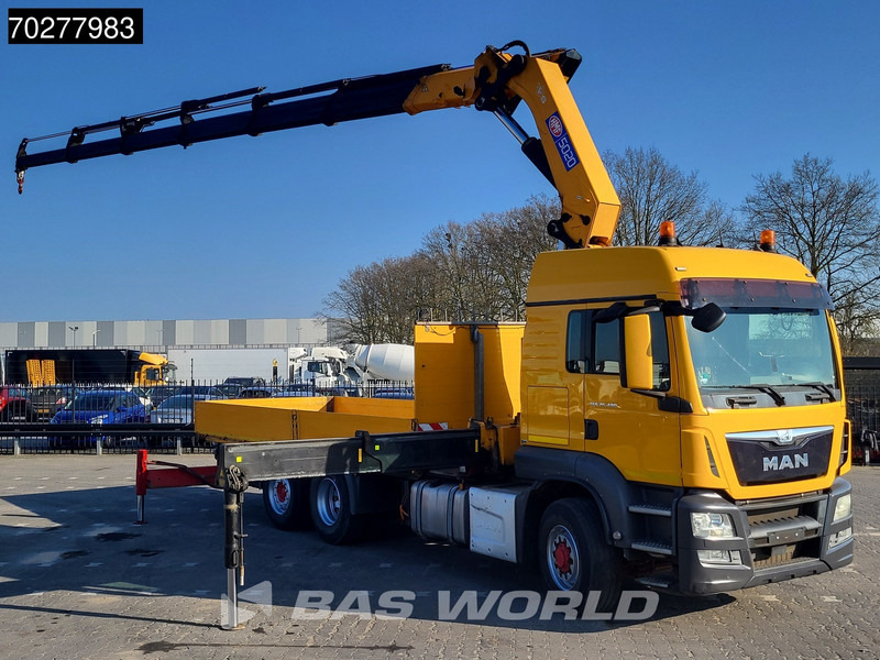 MAN TGS 26.480 6X4 HMF 5020-K6 Crane Kran Hydrodrive Lift+Lenkachse Euro 6 - Truk flatbed, Truk derek: gambar 5 MAN TGS 26.480 6X4 HMF 5020-K6 Crane Kran Hydrodrive Lift+Lenkachse Euro 6 - Truk flatbed, Truk derek: gambar 5