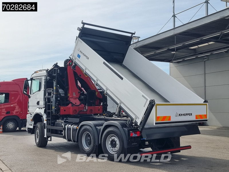 MAN TGS 28.520 6X4 Palfinger PK24001 SLD 5 Kran 2-way tipper Retarder Big-Axle Liftachse Euro 6 - Truk jungkit, Truk derek: gambar 2 MAN TGS 28.520 6X4 Palfinger PK24001 SLD 5 Kran 2-way tipper Retarder Big-Axle Liftachse Euro 6 - Truk jungkit, Truk derek: gambar 2