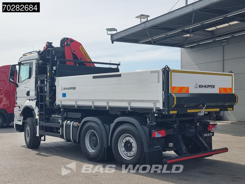 Truk jungkit, Truk derek baru MAN TGS 28.520 6X4 Palfinger PK24001 SLD 5 Kran 2-way tipper Retarder Big-Axle Liftachse Euro 6: gambar 13