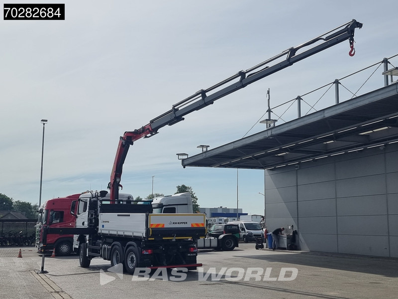 Truk jungkit, Truk derek baru MAN TGS 28.520 6X4 Palfinger PK24001 SLD 5 Kran 2-way tipper Retarder Big-Axle Liftachse Euro 6: gambar 9