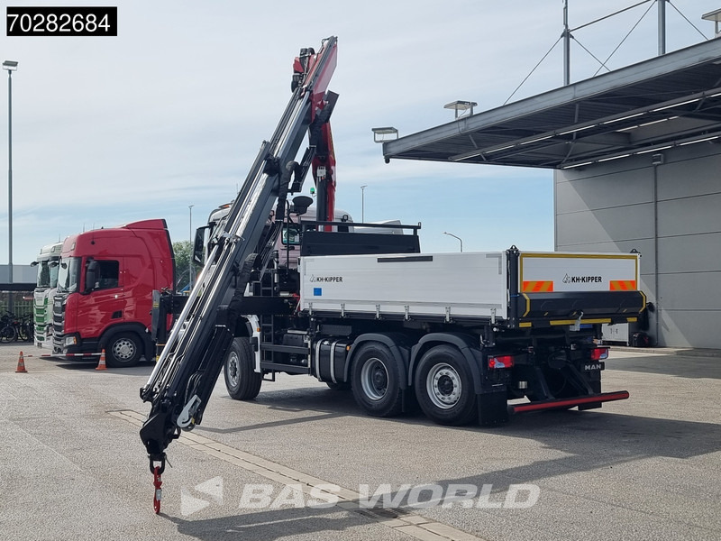 Truk jungkit, Truk derek baru MAN TGS 28.520 6X4 Palfinger PK24001 SLD 5 Kran 2-way tipper Retarder Big-Axle Liftachse Euro 6: gambar 8