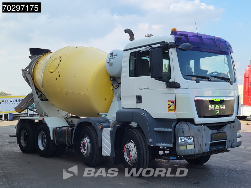 MAN TGS 32.360 8X4 9m3 Schwing Stetter Mixer Manual Steelsuspension Euro 4 - Truk pengaduk beton: gambar 3 MAN TGS 32.360 8X4 9m3 Schwing Stetter Mixer Manual Steelsuspension Euro 4 - Truk pengaduk beton: gambar 3