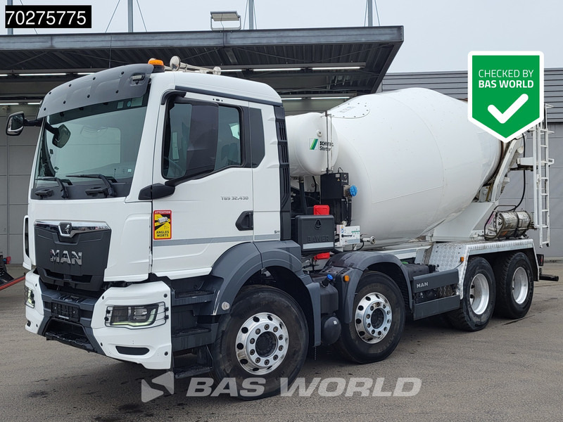 MAN TGS 32.430 8X4 9m3 Schwing Stetter mixer Automatic Steel suspension Navi Euro 6 - Truk pengaduk beton: gambar 1 MAN TGS 32.430 8X4 9m3 Schwing Stetter mixer Automatic Steel suspension Navi Euro 6 - Truk pengaduk beton: gambar 1