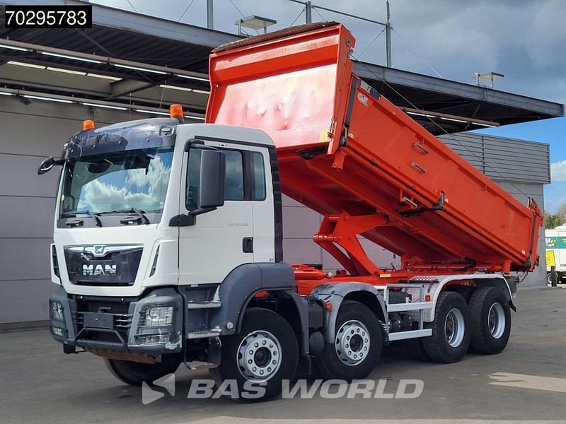 MAN TGS 35.400 8X4 13m3 CIF Bennes 2-side tipper Steel suspension Automatic Euro 6 - Truk jungkit: gambar 3 MAN TGS 35.400 8X4 13m3 CIF Bennes 2-side tipper Steel suspension Automatic Euro 6 - Truk jungkit: gambar 3
