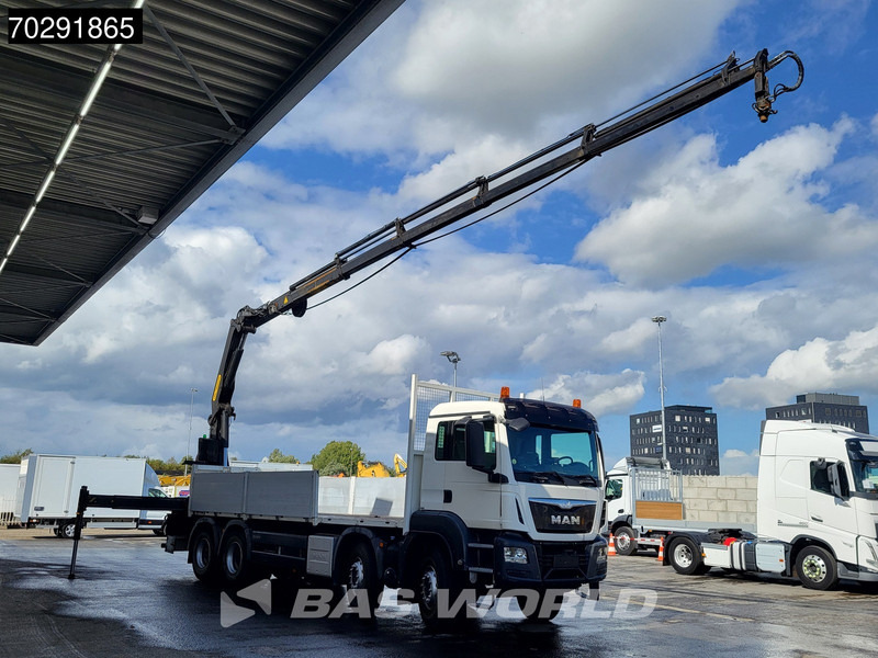 MAN TGS 35.400 8X4 Palfinger PK23002 SH Kran Crane Big-Axle Euro 6 - Truk flatbed, Truk derek: gambar 3 MAN TGS 35.400 8X4 Palfinger PK23002 SH Kran Crane Big-Axle Euro 6 - Truk flatbed, Truk derek: gambar 3