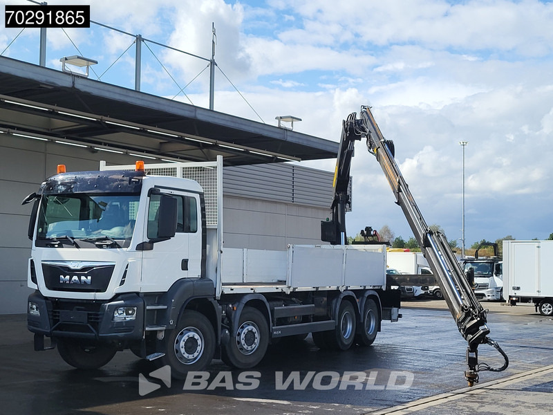 MAN TGS 35.400 8X4 Palfinger PK23002 SH Kran Crane Big-Axle Euro 6 - Truk flatbed, Truk derek: gambar 5 MAN TGS 35.400 8X4 Palfinger PK23002 SH Kran Crane Big-Axle Euro 6 - Truk flatbed, Truk derek: gambar 5