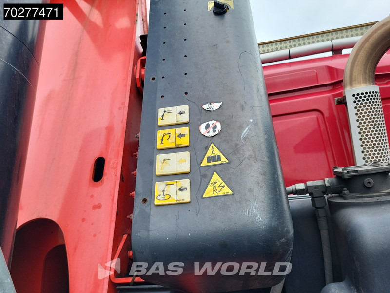 Truk flatbed, Truk derek MAN TGS 35.480 8X4 Fassi F800BXP.28 Kran Crane Hydrodrive Lift-Lenkachse Euro 4: gambar 14