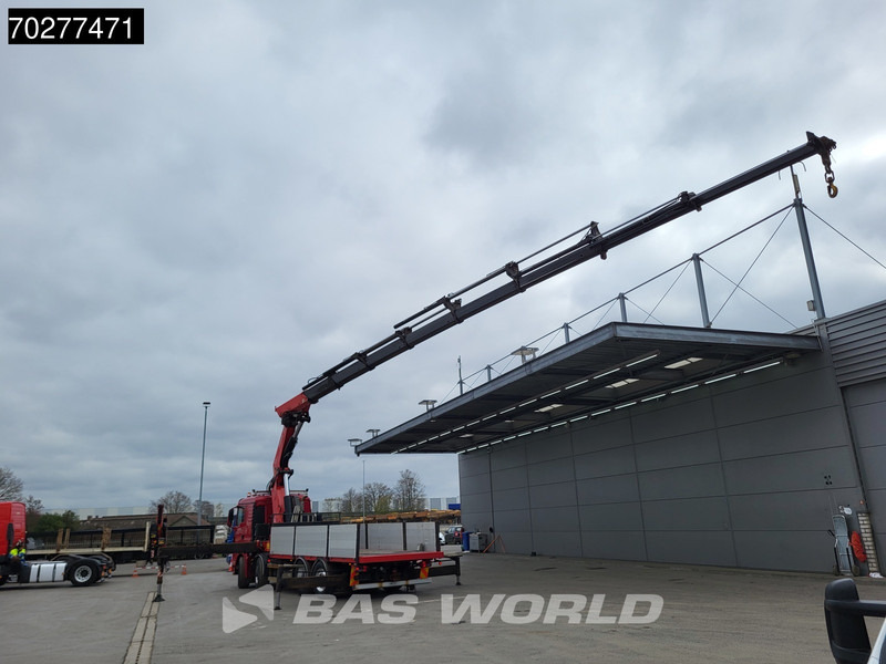 MAN TGS 35.480 8X4 Fassi F800BXP.28 Kran Crane Hydrodrive Lift-Lenkachse Euro 4 - Truk flatbed, Truk derek: gambar 2 MAN TGS 35.480 8X4 Fassi F800BXP.28 Kran Crane Hydrodrive Lift-Lenkachse Euro 4 - Truk flatbed, Truk derek: gambar 2