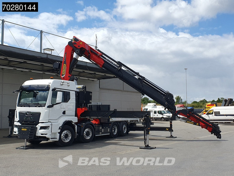 MAN TGS 35.520 8X4 Palfinger PK135.002 TEC 7 Kran Crane Hydrodrive Lift+steering axle Navi LED Euro 6 - Truk flatbed, Truk derek: gambar 5 MAN TGS 35.520 8X4 Palfinger PK135.002 TEC 7 Kran Crane Hydrodrive Lift+steering axle Navi LED Euro 6 - Truk flatbed, Truk derek: gambar 5