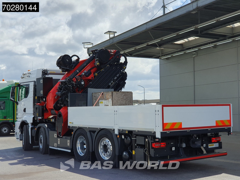 Truk flatbed, Truk derek baru MAN TGS 35.520 8X4 Palfinger PK135.002 TEC 7 Kran Crane Hydrodrive Lift+steering axle Navi LED Euro 6: gambar 12