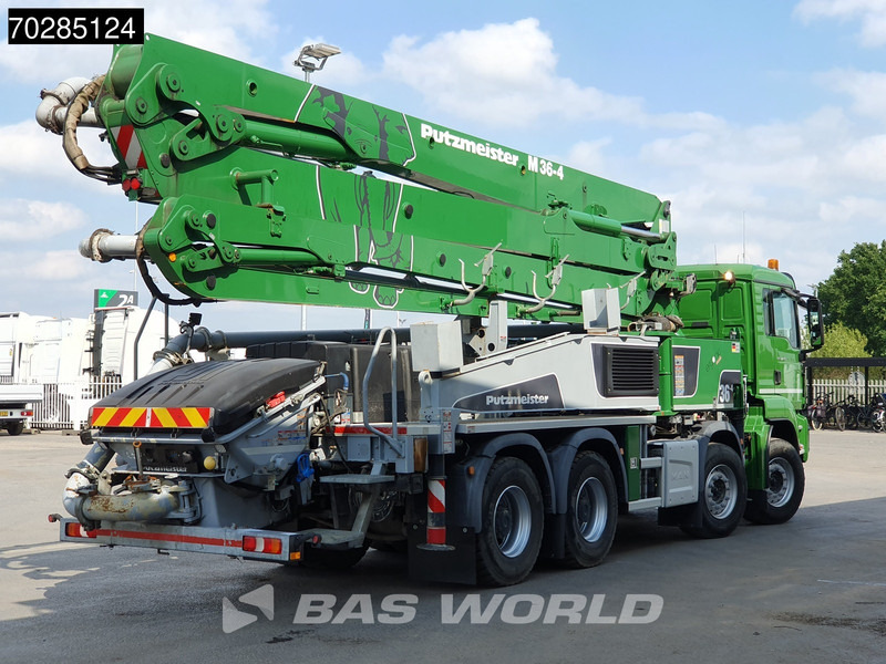 MAN TGS 37.460 8X4 Putzmeister M36-4 Pump Manual Big-Axle Steelsuspension Navi Euro 6 - Truk pompa beton: gambar 5 MAN TGS 37.460 8X4 Putzmeister M36-4 Pump Manual Big-Axle Steelsuspension Navi Euro 6 - Truk pompa beton: gambar 5