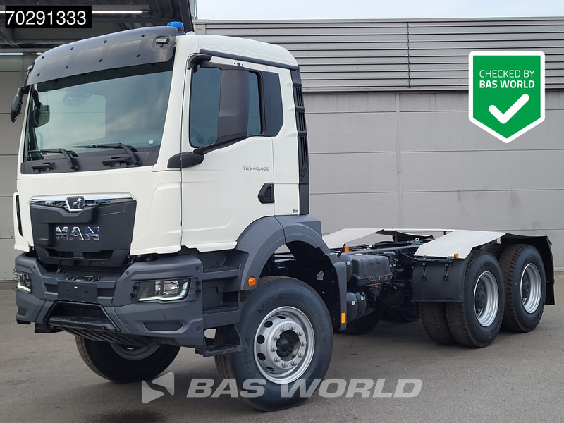 MAN TGS 40.400 6X4 NEW 6x4 chassis PTO Preparation Steelsuspension Big-Axle Automatic Euro 2 - Truk sasis: gambar 1 MAN TGS 40.400 6X4 NEW 6x4 chassis PTO Preparation Steelsuspension Big-Axle Automatic Euro 2 - Truk sasis: gambar 1